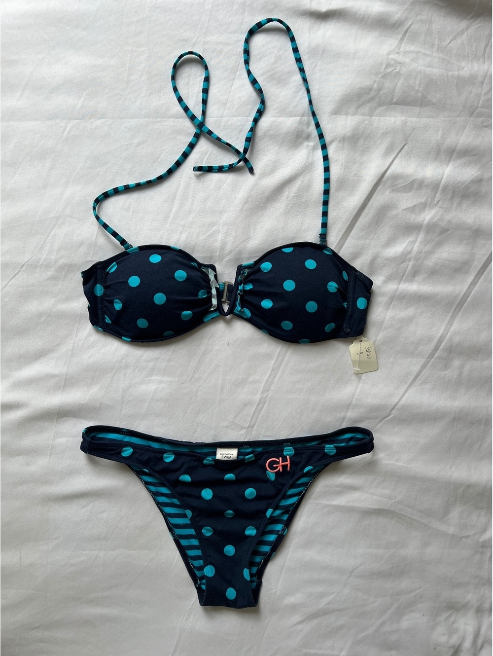 Gilly Hicks Polka Dot Swim Set